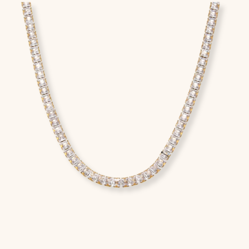 Gold Plated Evelyn Tennis Chain