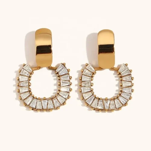 Amira 18K Gold Plated Earring.