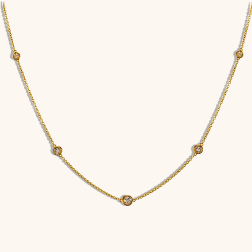 Gold Plated Mini Dot Chain