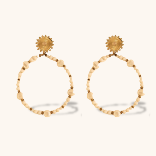 Zoey Cirque 18K Gold Plated Earring