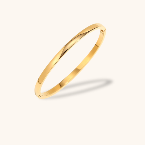 Sylvi 18K Gold-Plated Bangle Bracelet