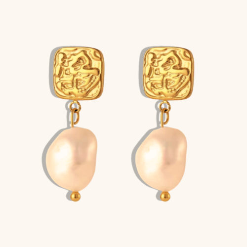 Lustraluxe 18k Gold-Plated Stainless-Steel Earring