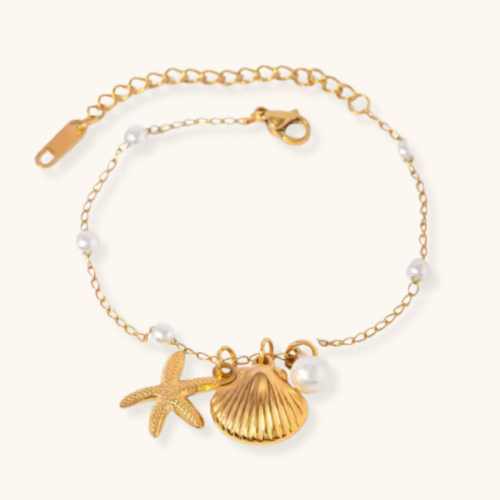 Ocean Series 18K Gold Plated Bracelet