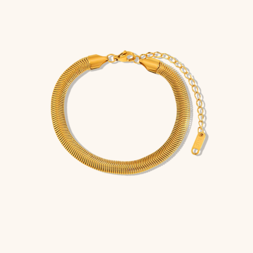 Chunky Snake 18K Gold Plated Chain Bracelet